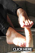 Aby Action Fußgeile Aby zeigts dir Aby Action